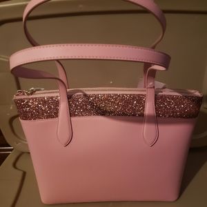 Kate Spade Pink Flash Glitter Tote